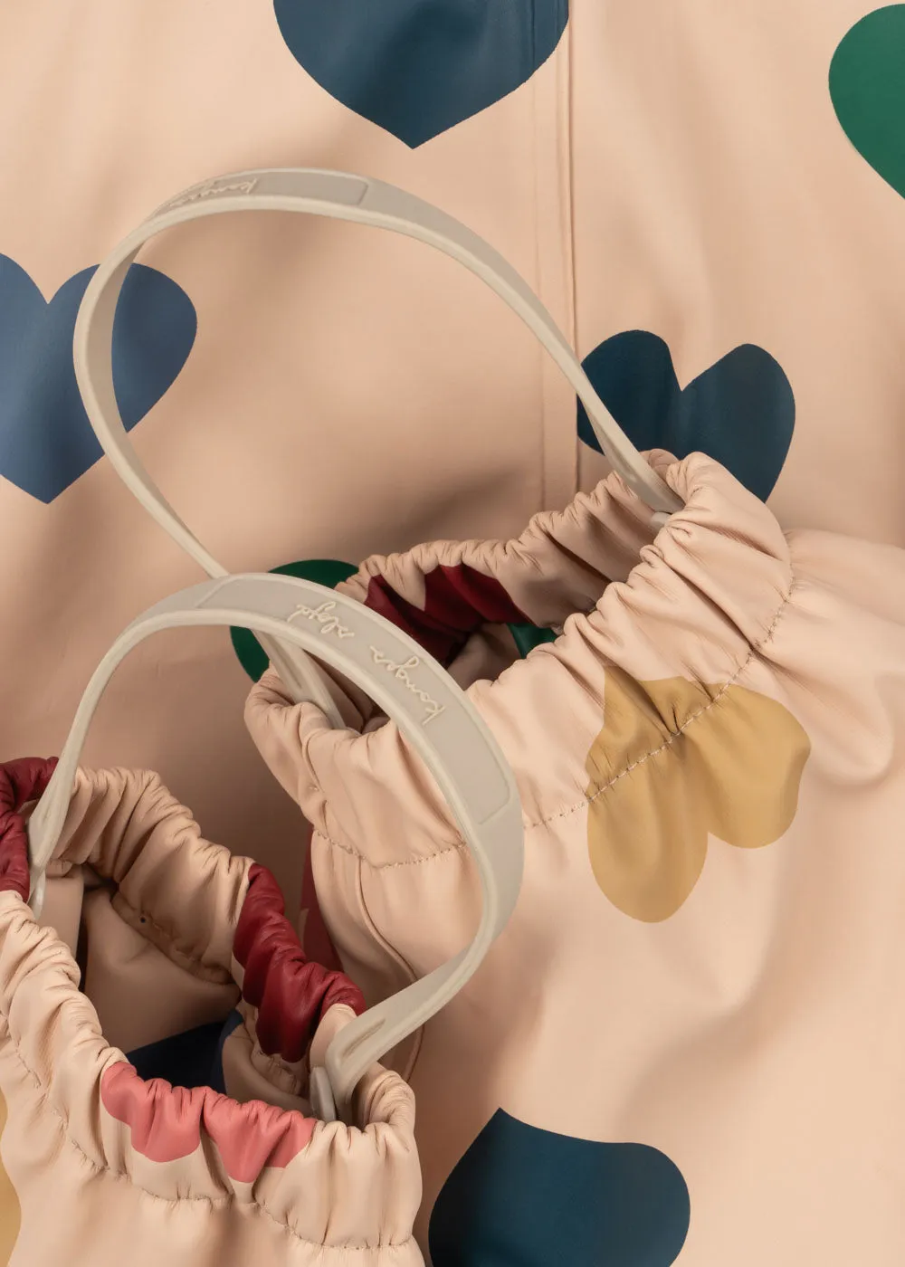 Konges Sløjd Rainy Palme regenset fleece bon coeur coloré