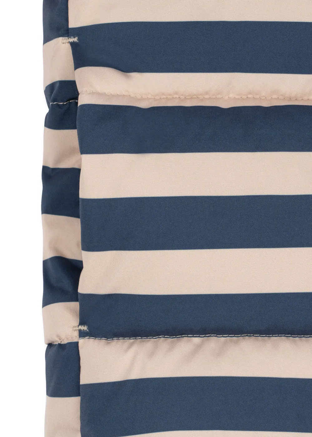 Konges Sløjd Nuka winterjas bleu noir stripe waterdicht