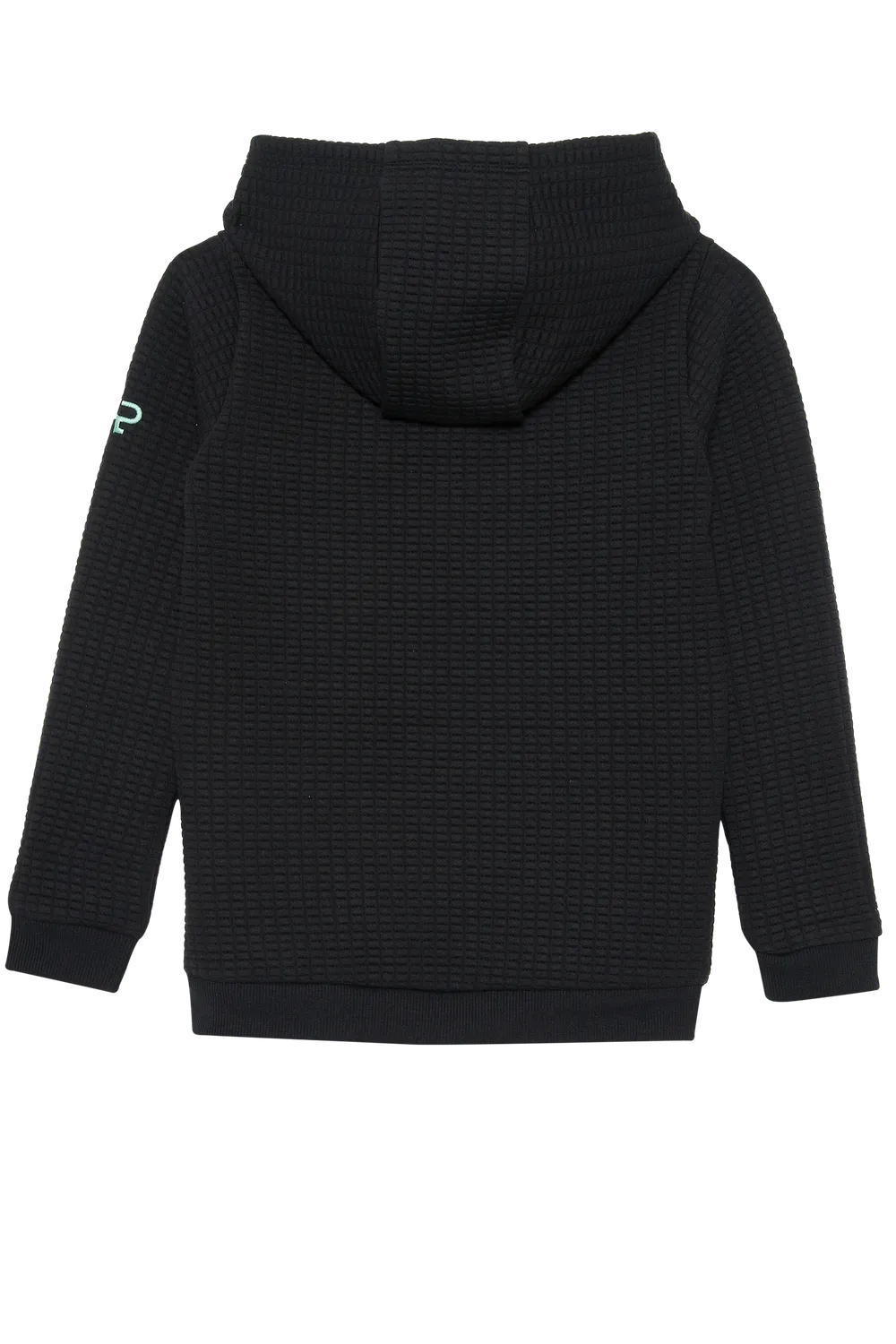 4President Antoon Black vest jongens zwart rits