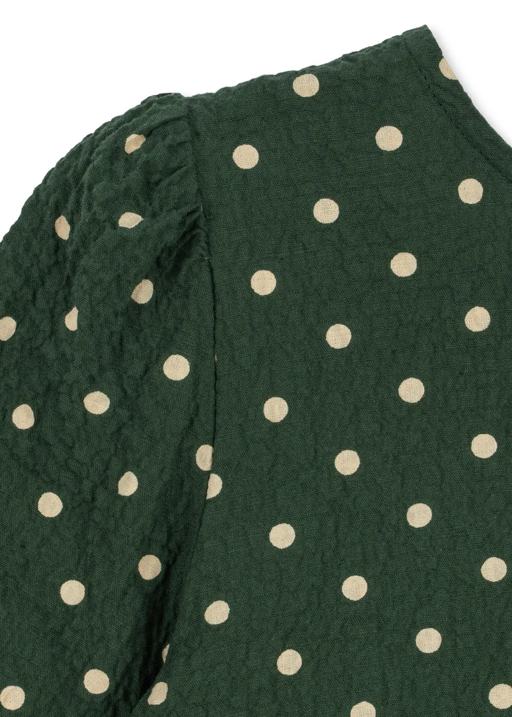 Konges Sløjd Elin Strik Blouse dot marseille biokatoen