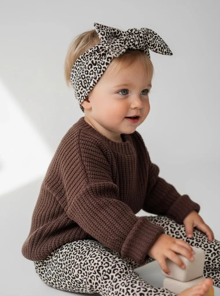 Louloúdi Bo trui katoen beige 50/56 oversized
