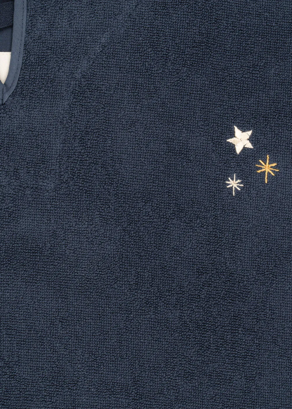 Konges Sløjd Blue Nights poncho badstof biokatoen