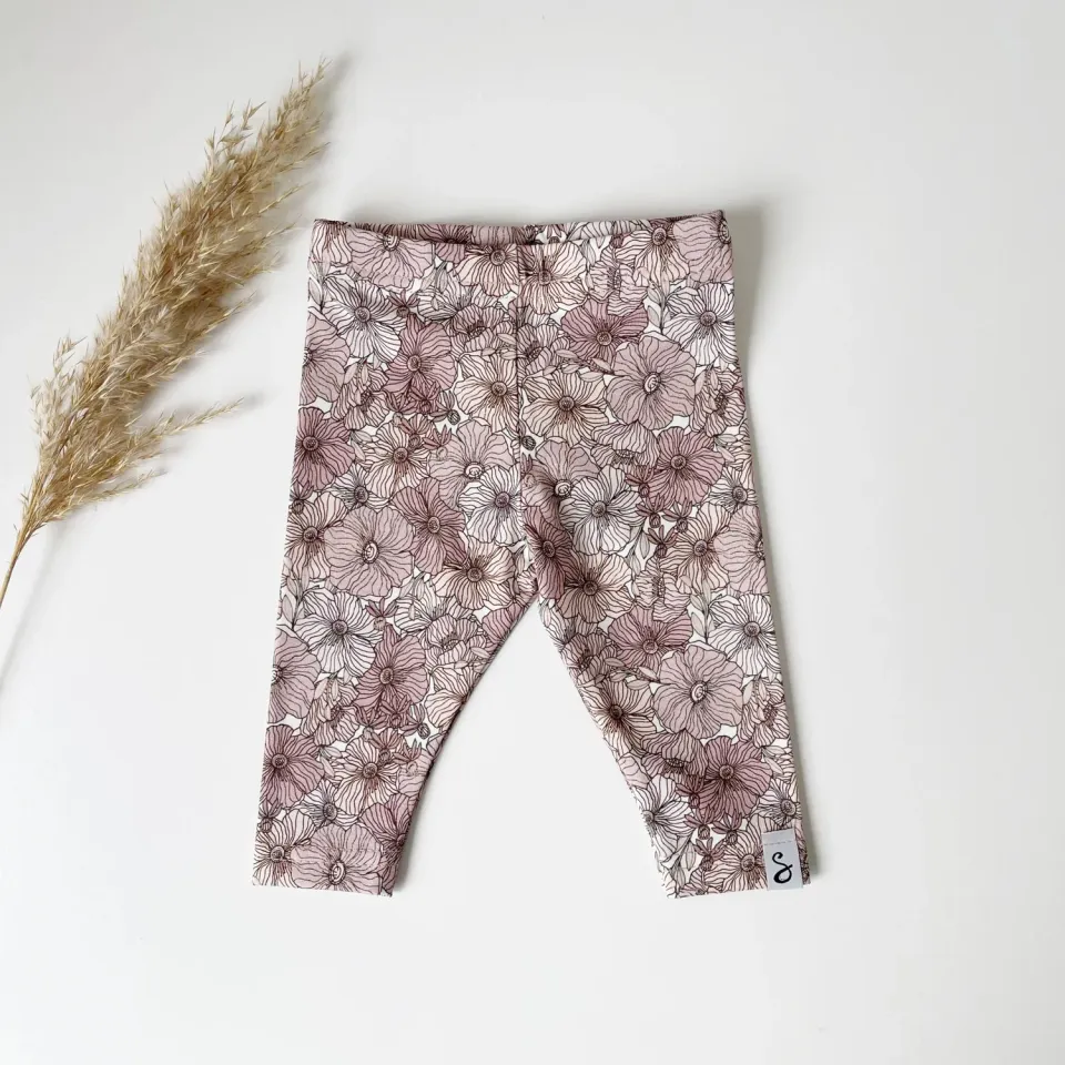 Soda Fashion Bloesem legging roze biokatoen