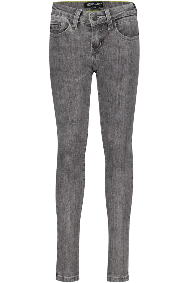 4PRESIDENT Marina Grey Used skinny jeans meisjes stretch