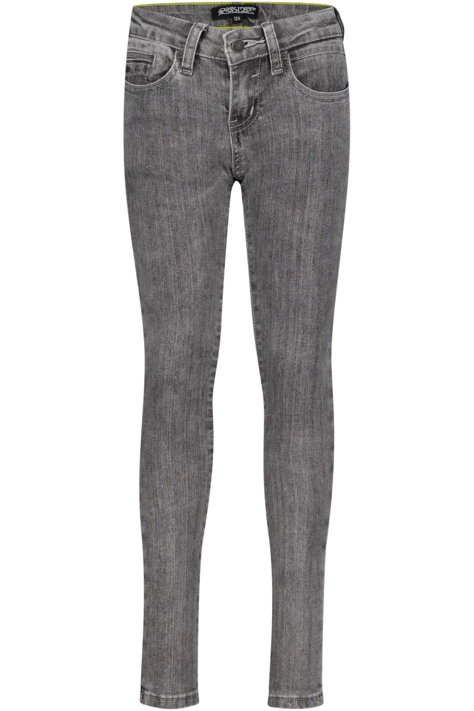 4PRESIDENT Marina Grey Used skinny jeans meisjes stretch