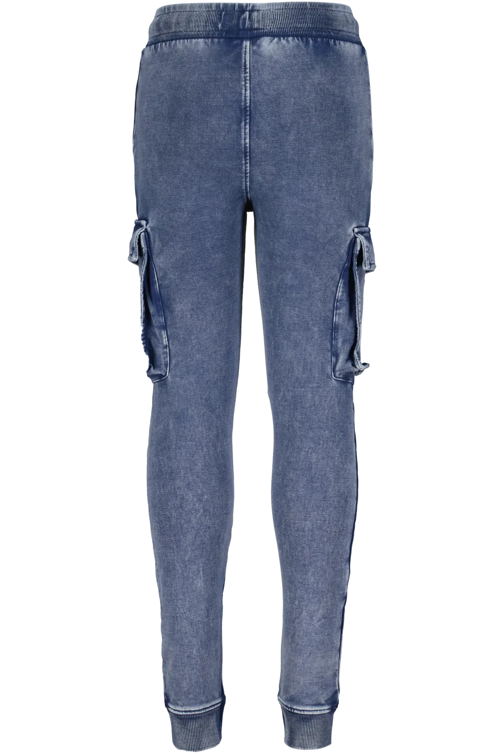 4President Mart Navy broek jongens skinny acid wash