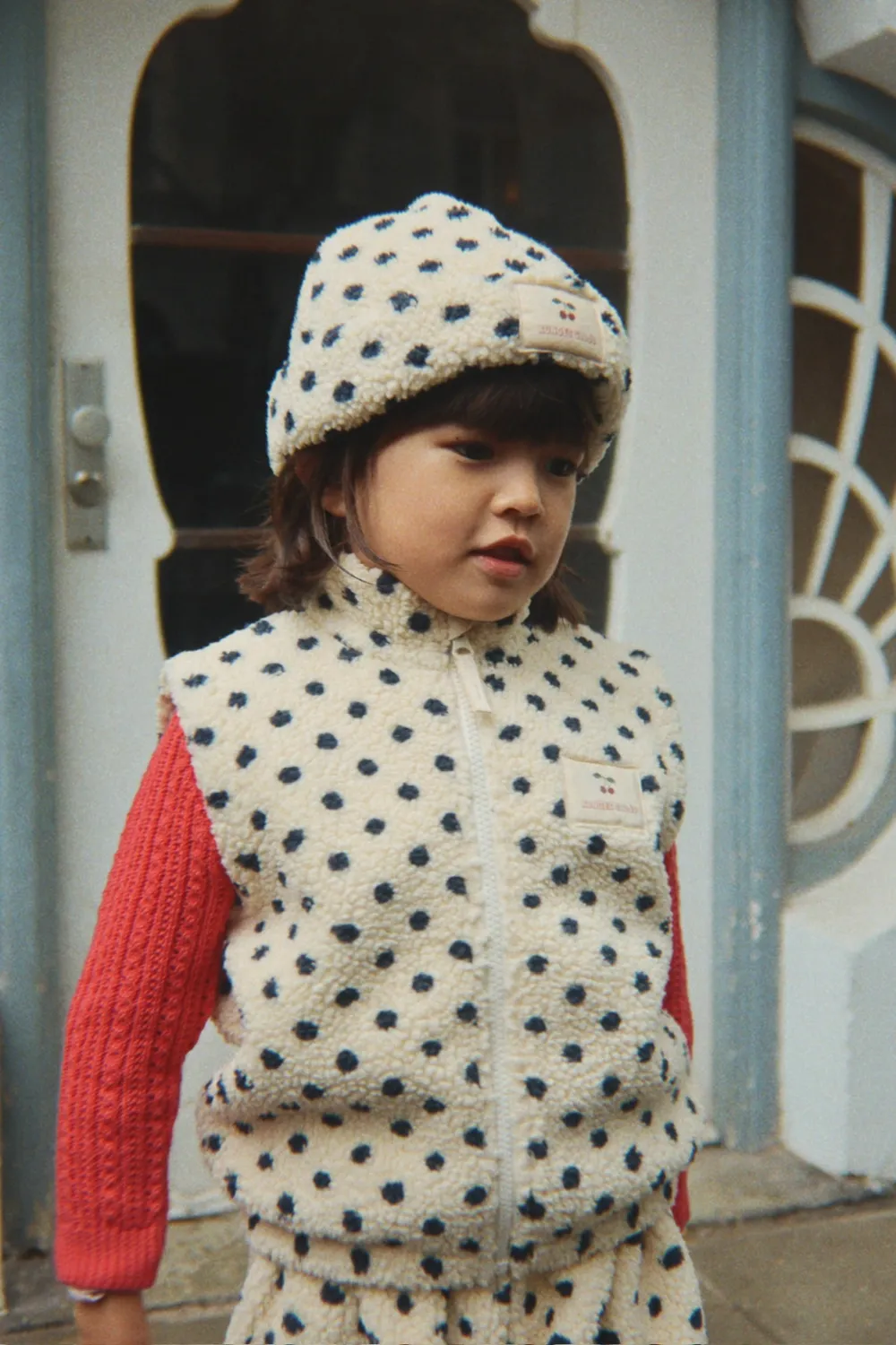 Konges Sløjd Jody teddy vest dot lumiere fleece