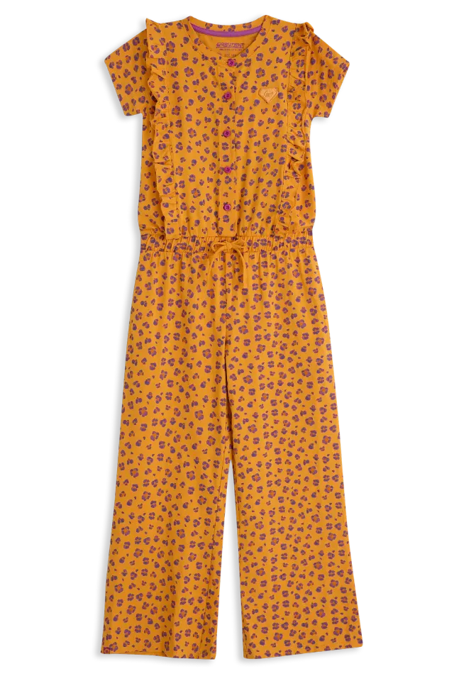 4PRESIDENT Natalee.FF jumpsuit Orange luipaard
