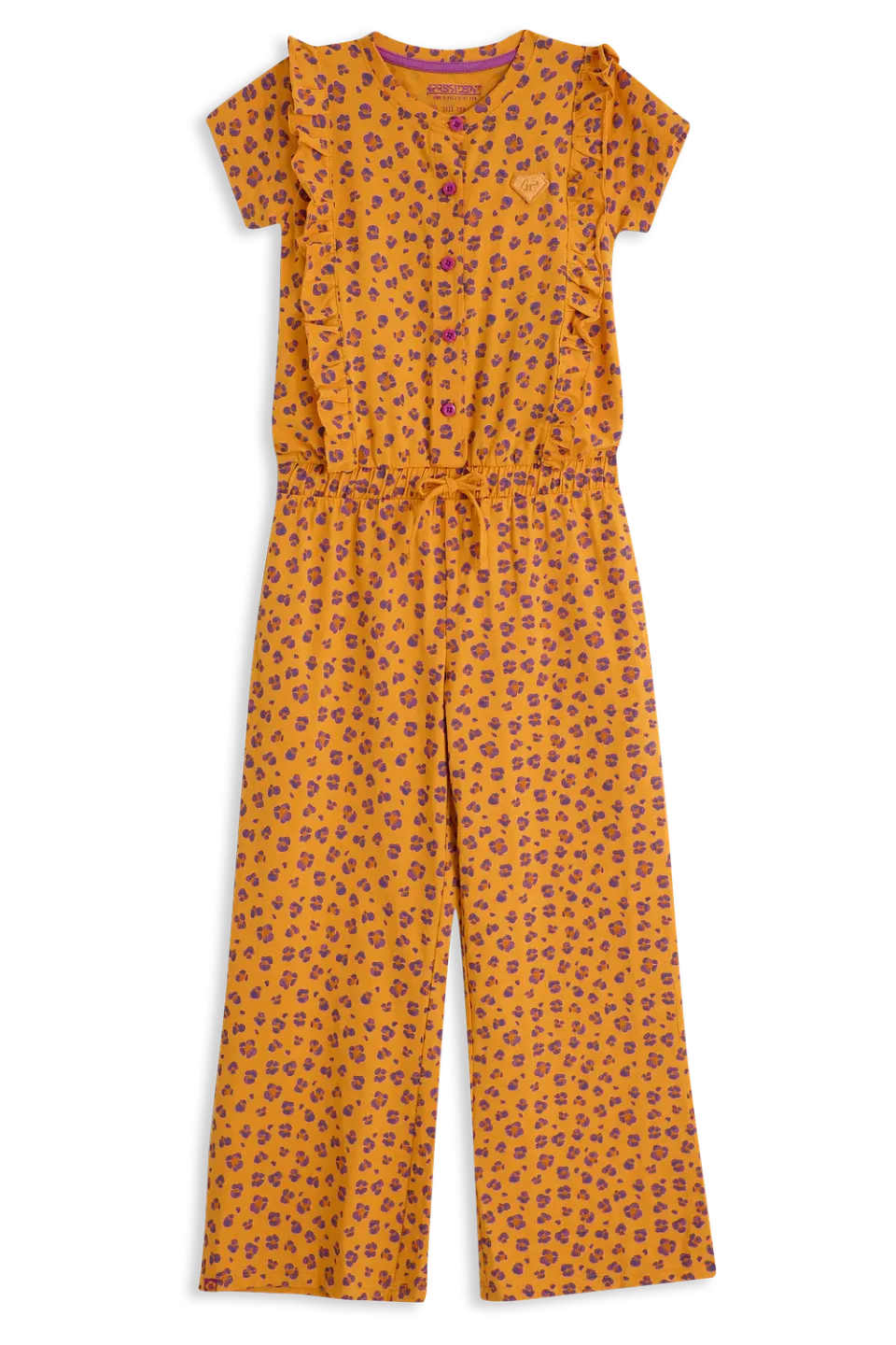 4PRESIDENT Natalee.FF jumpsuit Orange luipaard