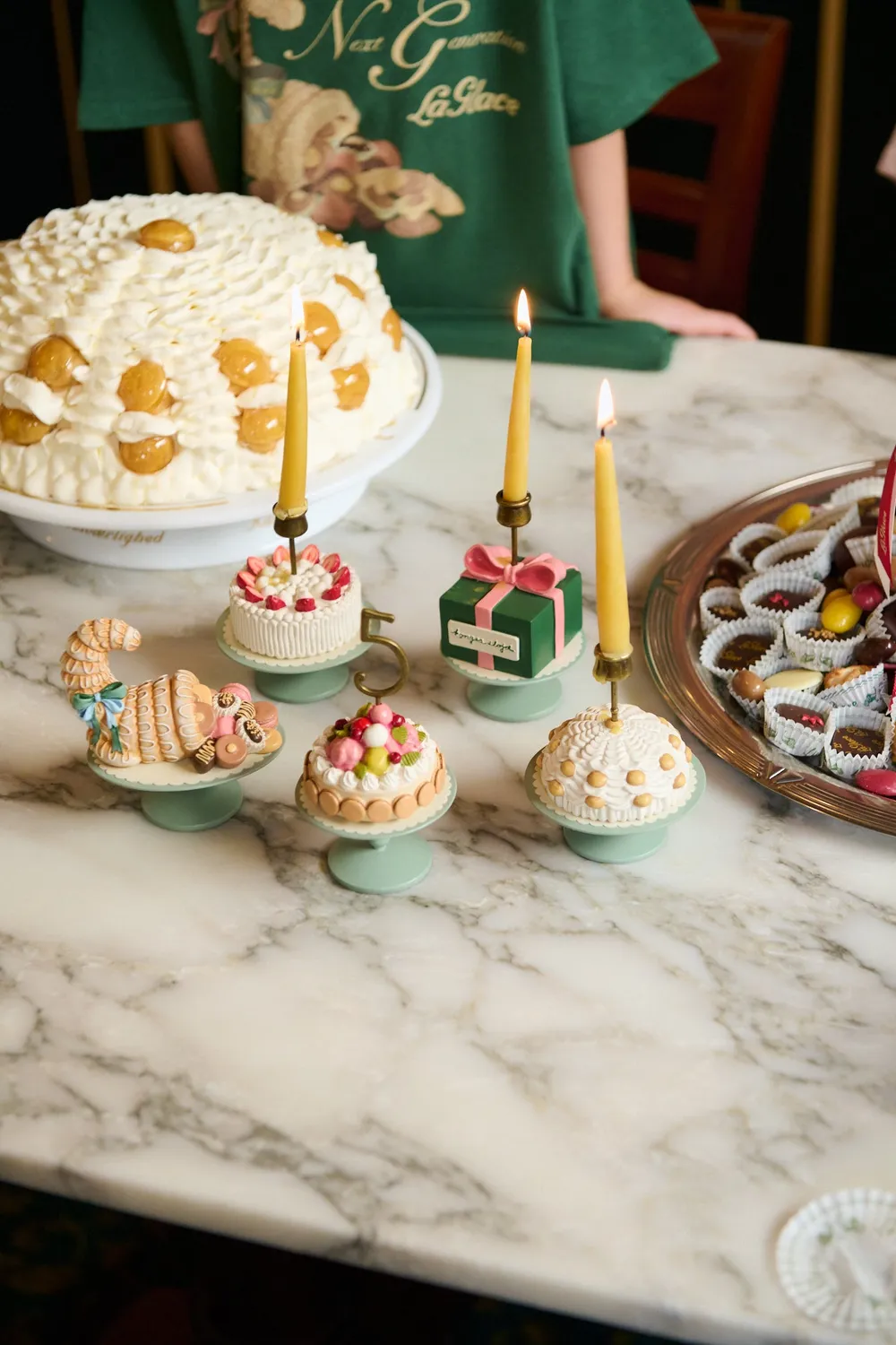 Konges Sløjd La Glace Verjaardagstaarten multi decoratieset