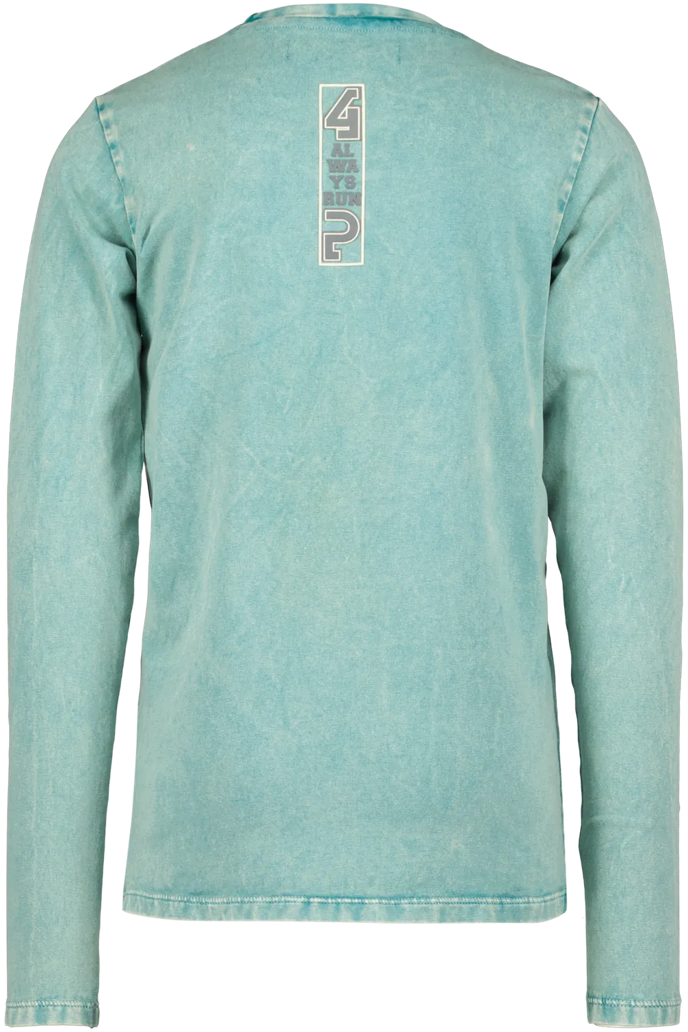 4President Maas longsleeve jongens blauw katoen