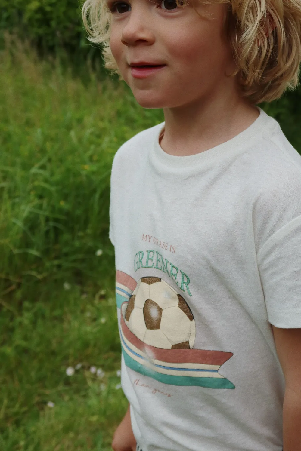 Konges Sløjd Era T-shirt kick it linnenmix