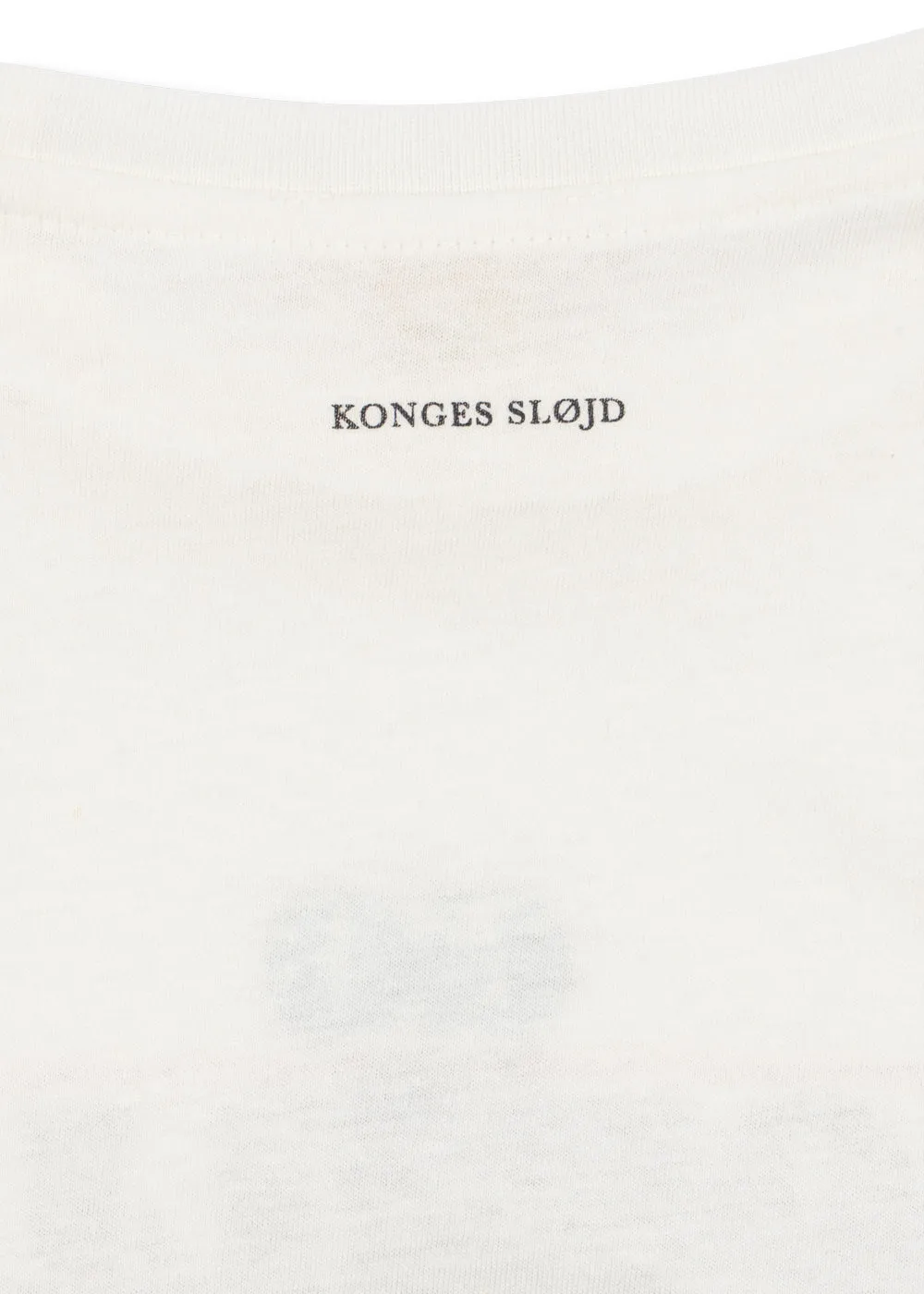 Konges Sløjd Era longsleeve T-shirt off white biokatoen