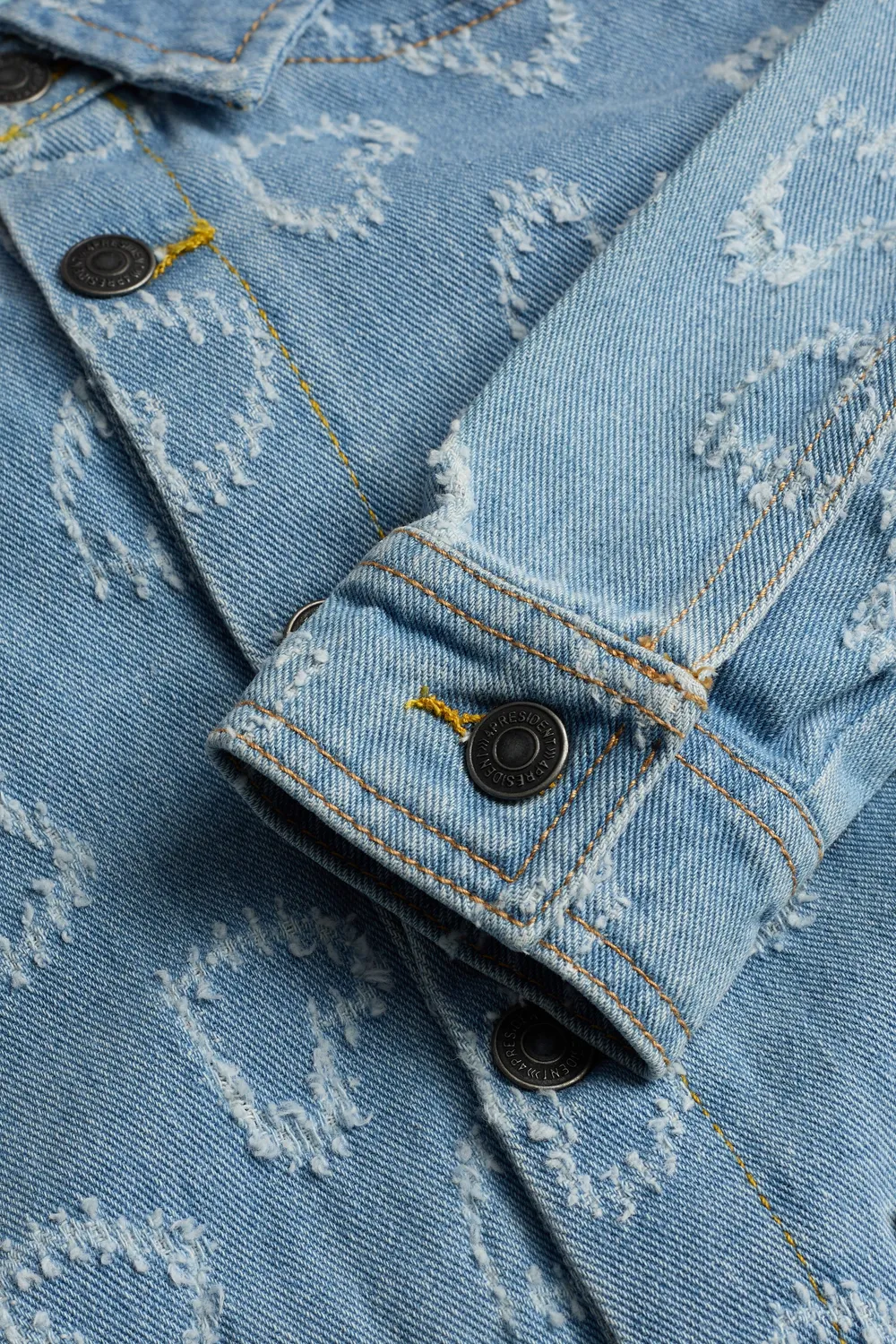 4PRESIDENT Betty Denim spijkerjasje blauw katoen