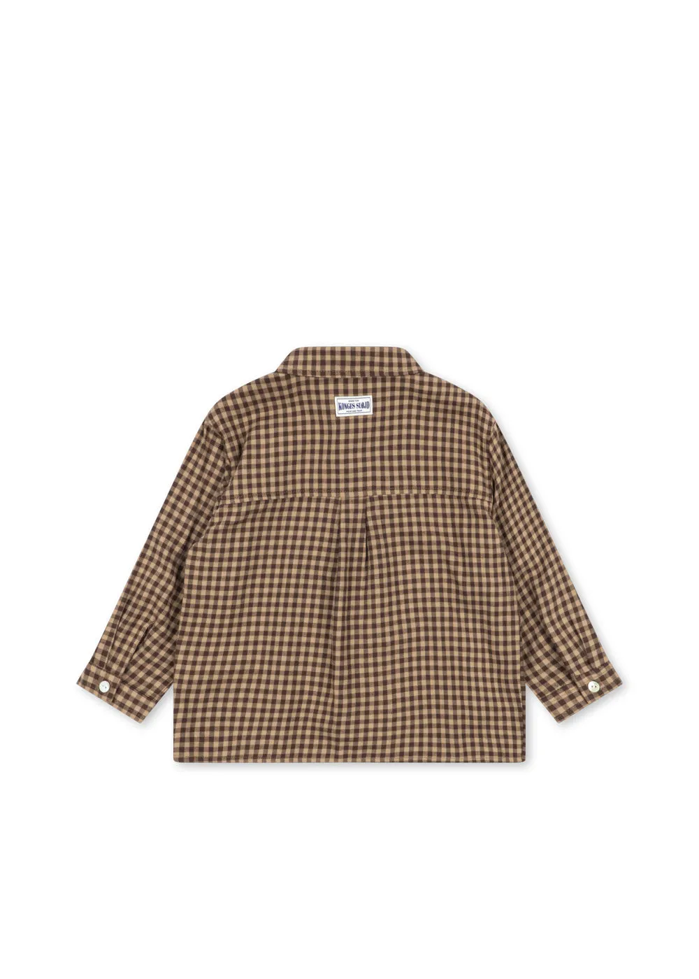 Konges Sløjd Foret overhemd chocolate check – flanel