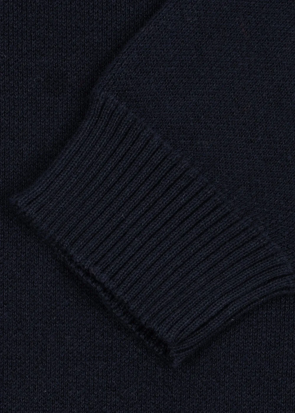 Konges Sløjd Mano trui total eclipse half-zip katoen