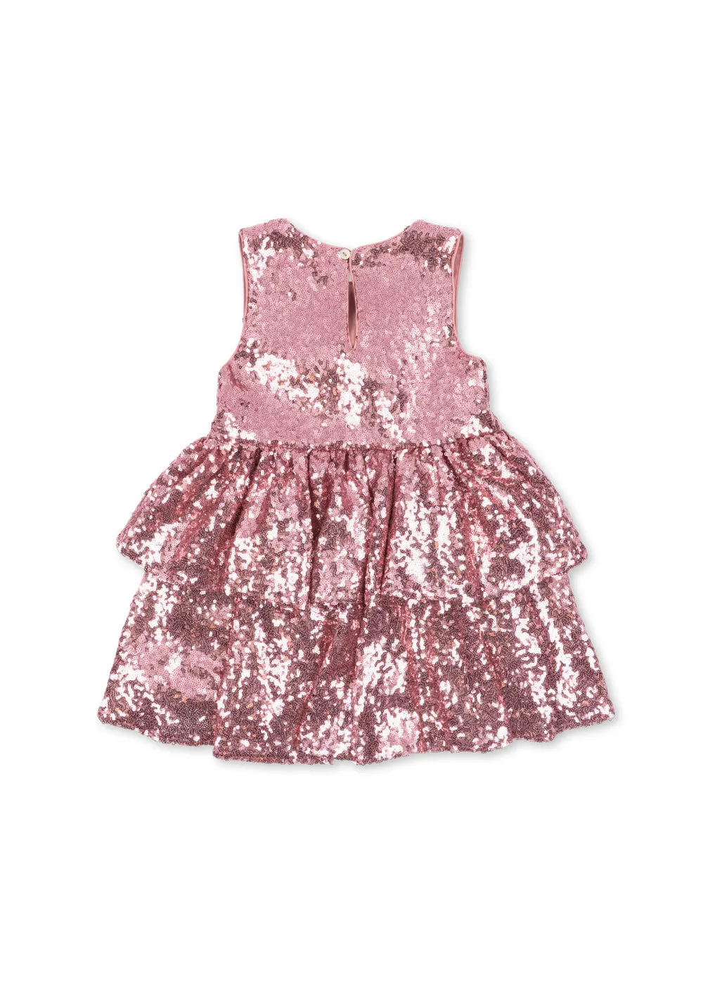 Konges Sløjd Tindra jurk Mellow Rose pailletten strik