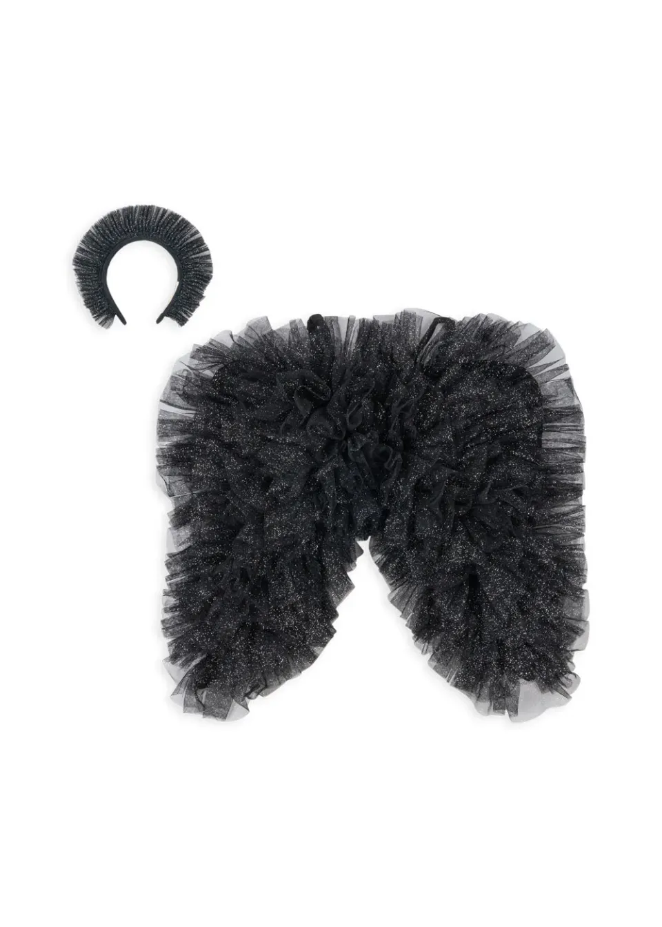 Konges Sløjd Halloween Angel kostuum zwart one size polyester