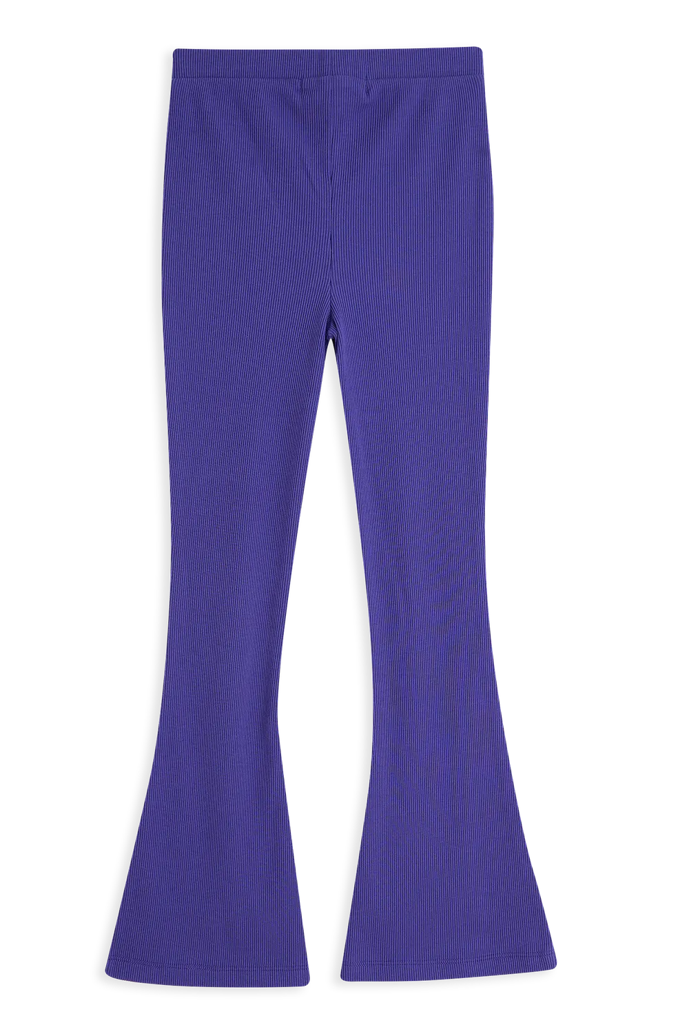 4President Roxy Purple flared broek meisjes ribstof