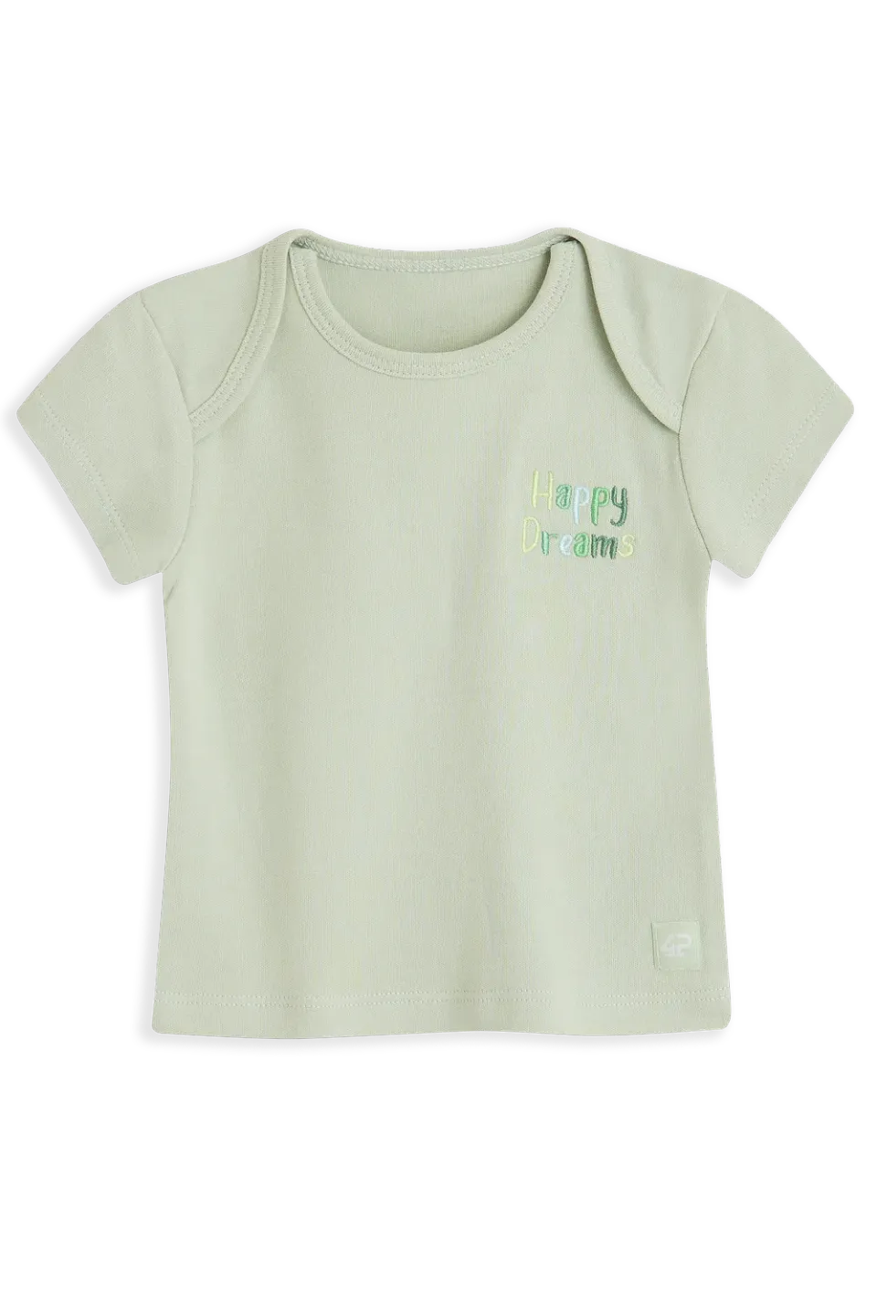 4PRESIDENT Yenthe T-shirt baby groen envelophals