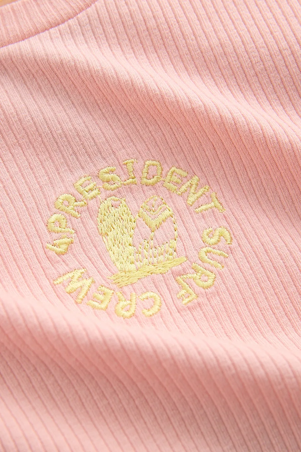 4President Daniek top meisjes powder pink streep