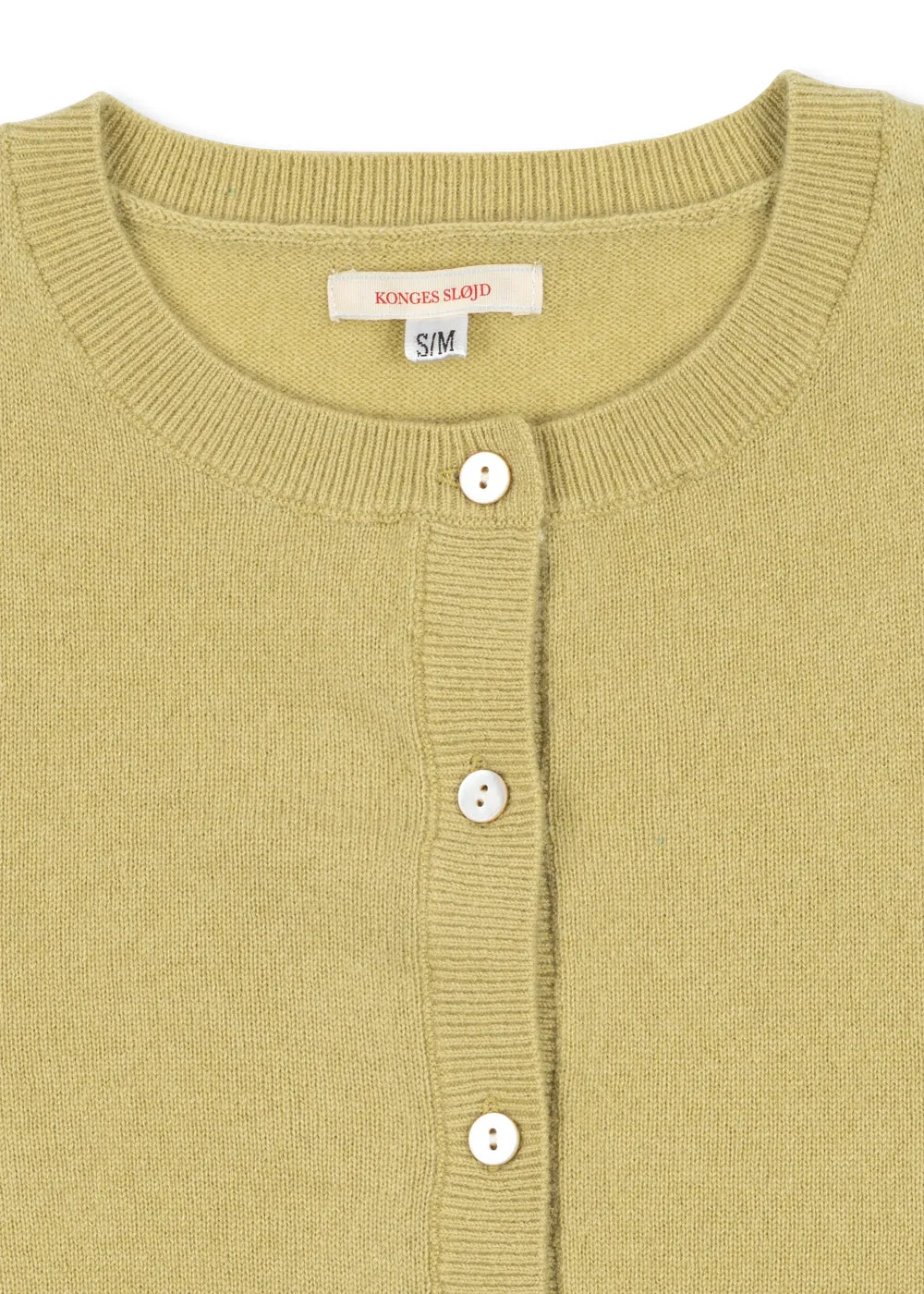 Konges Sløjd Dio Mommy cashmere vest leek green