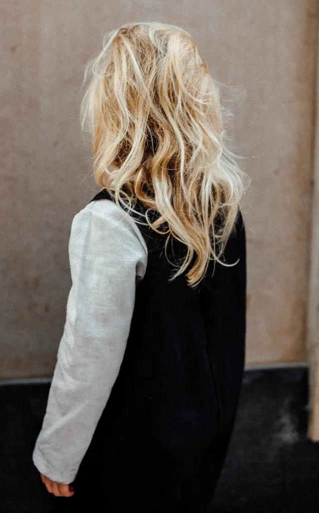 Louloúdi Jordan jumpsuit zwart linnen 2x mee