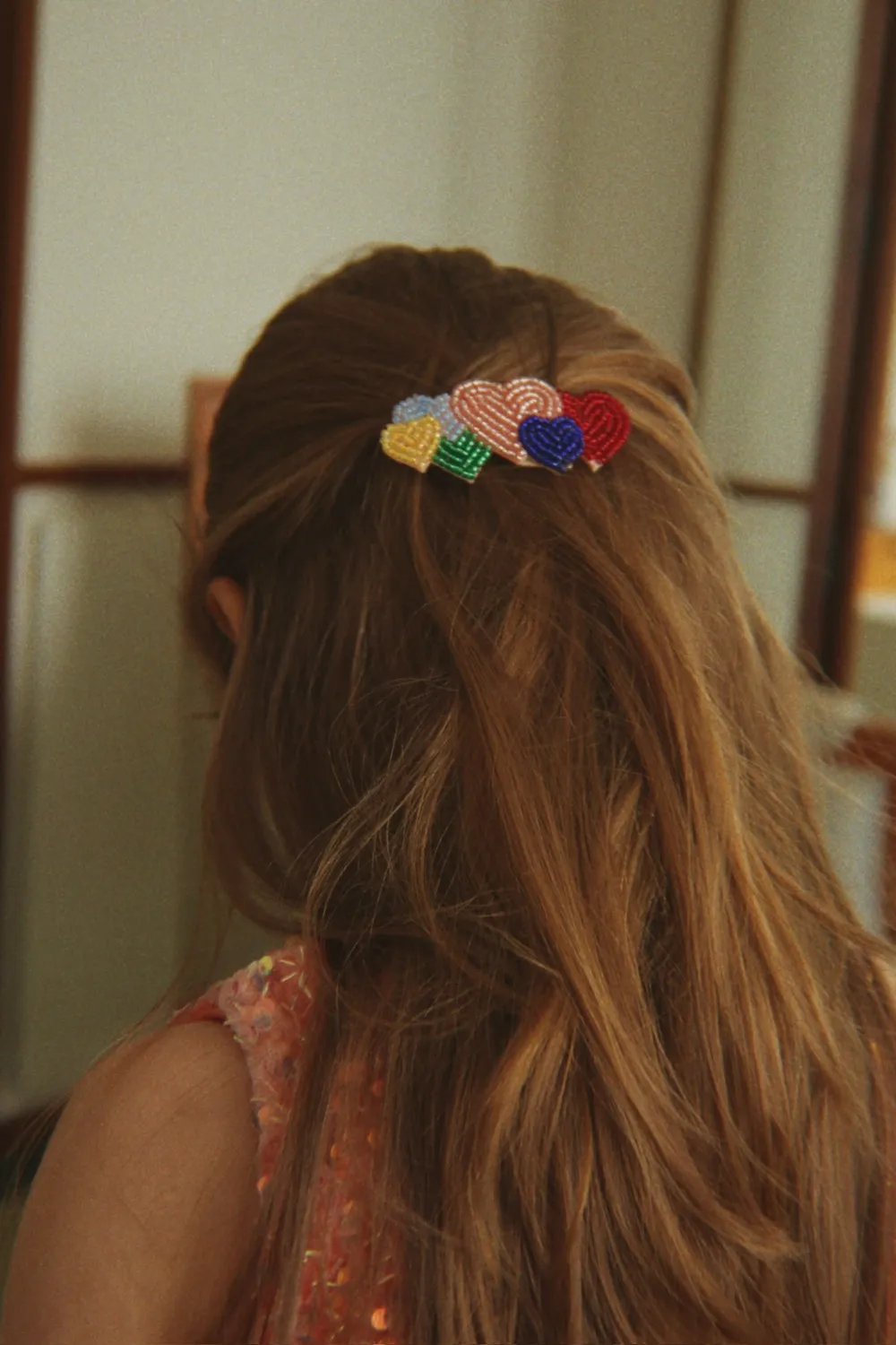 Konges Sløjd Coeur Haarclip Coeur Coloré Glas