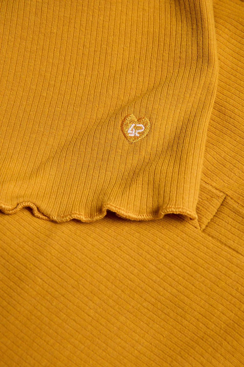 4President Bregje longsleeve meisjes geel katoen