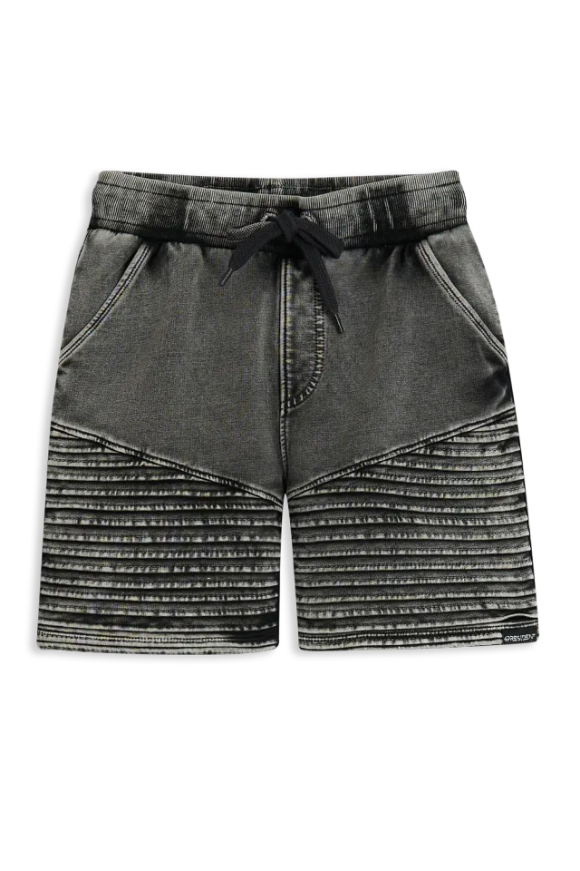 4PRESIDENT Alexander Black korte broek jongens zwart